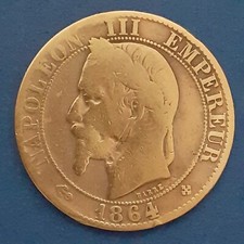 Monnaie centimes napoléon d'occasion  Cagnes-sur-Mer
