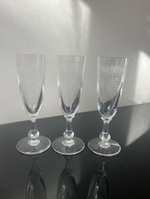 3 Flûte À Champagne En Cristal Saint Louis Modelé Cleo comprar usado  Enviando para Brazil
