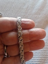 Bracciale tennis oro usato  Civitanova Marche