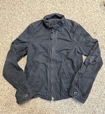 Jaqueta masculina Abercrombie & Fitch Hamilton lona média com zíper casaco de motociclista comprar usado Jaqueta masculina Abercrombie & Fitch Hamilton lona média com zíper casaco de motociclista comprar usado  Enviando para Brazil