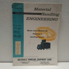 Material Handling Engineering  Oct 1959 Monte Carlo Metjod Handling System Sc segunda mano  Embacar hacia Mexico