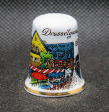 BONE CHINA THIMBLE COLLECTION - DROSSELGASSE - DROSSELHOF comprar usado  Enviando para Brazil