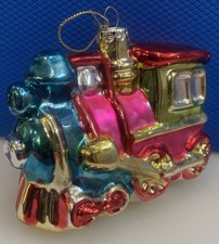 Locomotiva enfeite de Natal vintage motor de trem vidro soprado 4,2"x3,5" comprar usado Locomotiva enfeite de Natal vintage motor de trem vidro soprado 4,2"x3,5" comprar usado  Enviando para Brazil