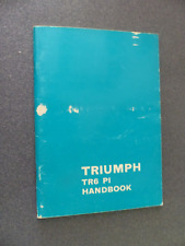 Manuel handbook triumph d'occasion  Saint-Romain-de-Colbosc