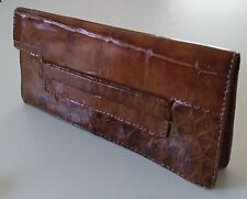 Pochette crocodile naturel d'occasion  Decazeville