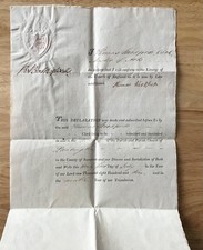 Eclesiastical letter 1810. for sale  BATTLE