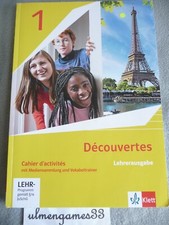 Decouvertes cahier lehrerausga gebraucht kaufen  Bruchsal