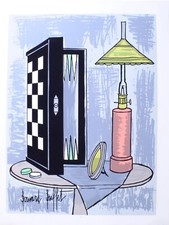 Pôster litográfico mesa de jogo Bernard Buffet comprar usado  Enviando para Brazil