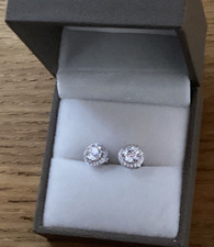 Diamonique stud earrings for sale  ST. HELENS