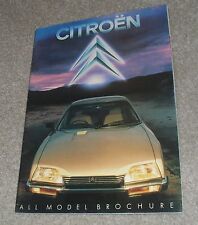Citroen brochure 1980 for sale  FAREHAM
