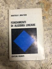 Libro fondamenti algebra usato  Arezzo