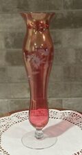 Cranberry glass vase for sale  Gonzales