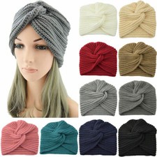 Bonnet turban tricoté d'occasion  France