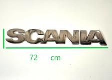 CARTA CROMADA GRELHA Scania 2004 - 2009 aço inoxidável 2 peças.  72x11 cm, usado comprar usado  Enviando para Brazil