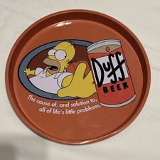 Duff beer tray for sale  CROYDON