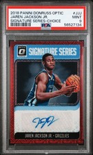 2018 PANINI DONRUSS OPTIC SIG SER CHOICE #JJJ JAREN JACKSON JR. RC PSA 9 AUTO comprar usado  Enviando para Brazil