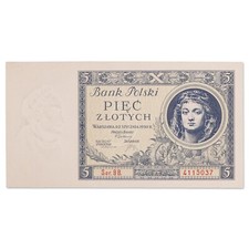 Pologne billet zlotych d'occasion  Rabastens