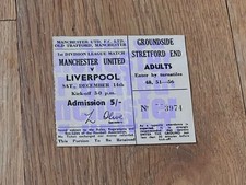 Ticket 1968 manchester for sale  DUNMOW