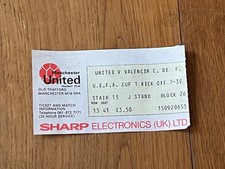 Ticket 1982 manchester for sale  DUNMOW