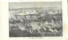 Stampa antica LISBOA LISBONA veduta Portugal 1889 Old Print Gravura antiga comprar usado  Enviando para Brazil