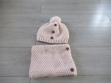 Ensemble fille bonnet d'occasion  Conflans-Sainte-Honorine