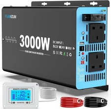3000w 6000w pure for sale  PETERBOROUGH