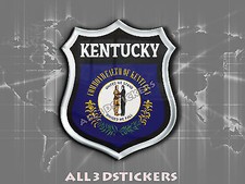 Adesivo adesivo vinil emblema 3D resina cúpula bandeira Kentucky - EUA comprar usado  Enviando para Brazil