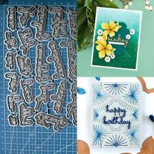 Słowo Metal Cutting Dies Scrapbooking Album Papier Karta Rękodzieło Szablony do wytłaczania na sprzedaż  Wysyłka do Poland