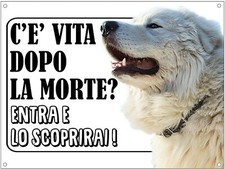 Targa cartello attenti usato  Acate