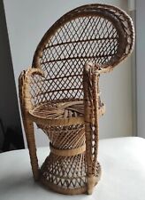 Fauteuil rotin poupée d'occasion  Theix