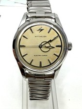 Wittnauer Electro Chron em aço inoxidável recondicionado com bom mostrador tropical comprar usado  Enviando para Brazil