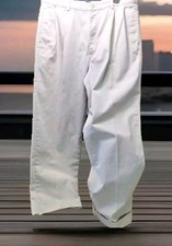 Usado, Polo chino vintage Ralph Lauren perna larga osso plissado punho largo 36x30 México comprar usado  Enviando para Brazil