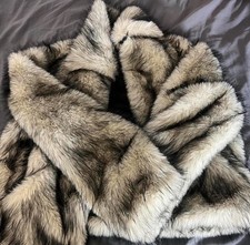 Brown grey faux for sale  Lynn