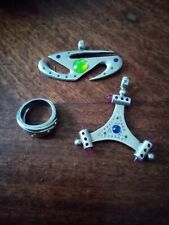 Bijoux psychédélique argent d'occasion  Crécy-la-Chapelle