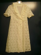 Déshabillé vintage dentelle d'occasion  Lalinde