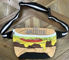 Bolsa de cintura Hollister Cheeseburger bolsa de babá alça ajustável nova com etiquetas comprar usado  Enviando para Brazil