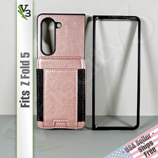 Capa carteira para Z Fold 5 - Rosa pérola | Couro sintético | Estojo sem tela de 2 peças comprar usado  Enviando para Brazil