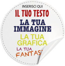 100 adesivi etichette usato  Roma