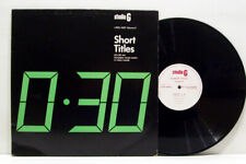 Studio short titles for sale  IPSWICH
