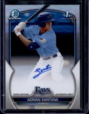 Refrator automático 2023 Bowman Draft Adrian Santana cromado 1º #141/499, usado comprar usado  Enviando para Brazil