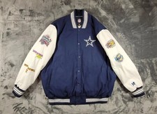 Jaqueta masculina Dallas Cowboys Varsity 3XL azul 5x NFL Super Bowl Champs forrada comprar usado  Enviando para Brazil