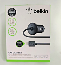 Carregador de carro Belkin MFi certificado 10 watt 2.1 amp iPhone, usado comprar usado  Enviando para Brazil