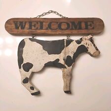 Vintage wooden cow for sale  Sparta