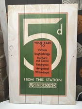 Wooden underground station for sale  ARUNDEL