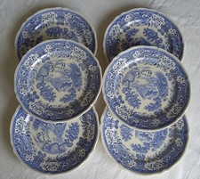 Assiettes plates bleues d'occasion  Cherbourg-Octeville-