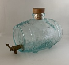 Decantador de barril de vinho de vidro bronze piquete e cortiça feito mod depósito na Itália comprar usado  Enviando para Brazil