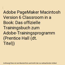 Adobe pagemaker macintosh gebraucht kaufen  Trebbin