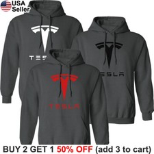 Tesla hooded sweat for sale  USA