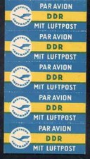 Ddr lufthansa luftpostaufklebe gebraucht kaufen  Artern