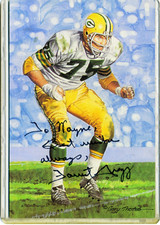 Forrest Gregg HOF 1991 Hall Of Fame Goal Line Art /5000 cartão autografado assinado comprar usado  Enviando para Brazil